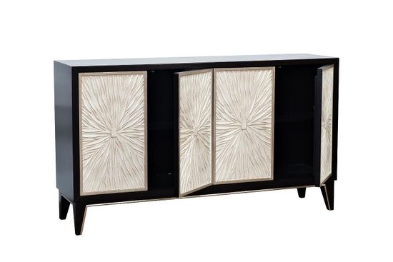 ART-2921-SA Комод с деревянными ножками 157*41*90см