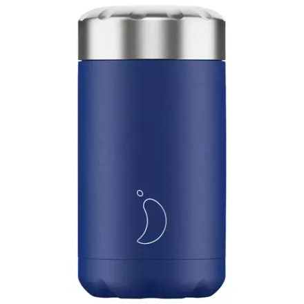 Chilly's Bottles - Матовый обеденный термос 500 мл Синий / артикул   F500MABLU  / GTIN 5056243501908