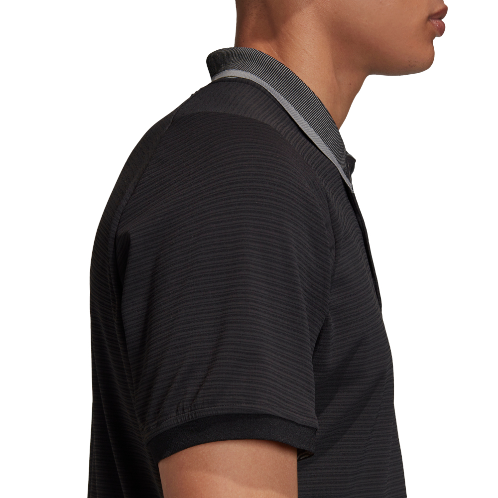 Мужское поло теннисное Adidas M T Freelift Polo - black/grey three