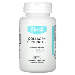 BioSil, Collagen Generator, средство для стимулирования производства коллагена, капсулы 60шт