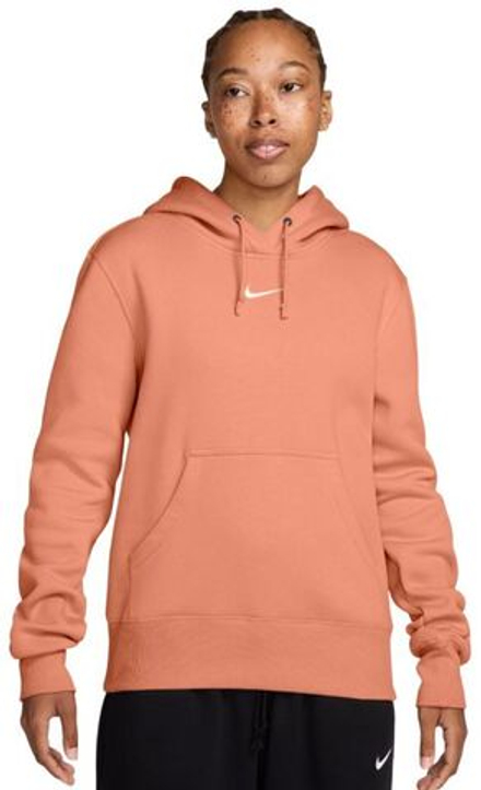 Женская теннисная куртка Nike Sportwear Phoenix Fleece Hoodie - apricot agate/sail
