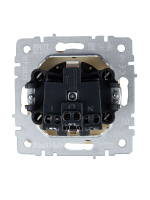 Розетка BRITE РСбш10-3-БрКр 16А IP20 с заземл. защ. шторки с крышкой механизм беж. IEK BR-R16-16-K10