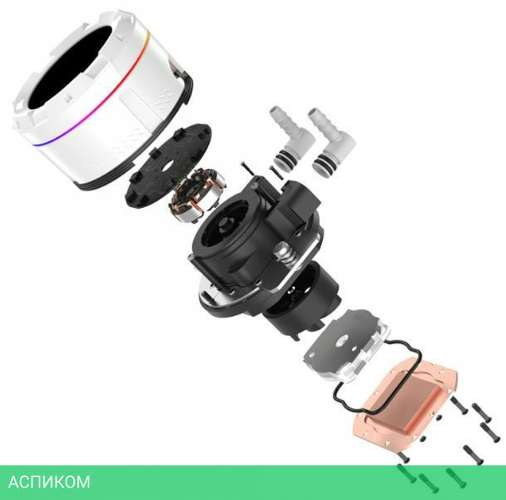 Система жидкостного охлаждения для процессора ID-Cooling SL360 White