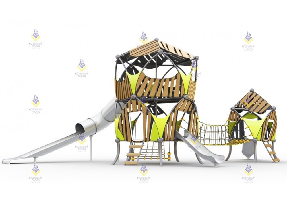 Спортивно-игровой комплекс Молекула 5+3