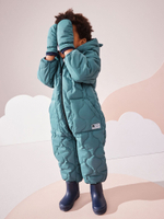 Комбинезон утепленный с капюшоном для мальчика Next Q53-261, Светло-синий