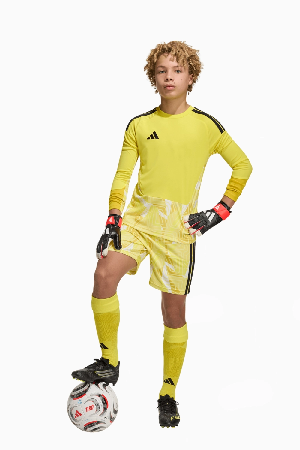 Вратарская кофта adidas Tiro 26 Competition GK Детская - желтый