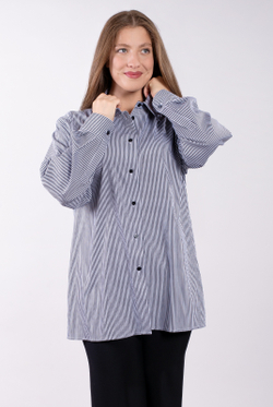 Блузка женская 3424зпв, полоска #83П093424зпв