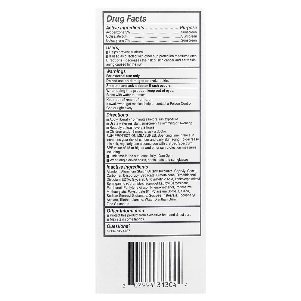Cetaphil, Derma Control ™, маслоабсорбирующее увлажняющее средство, SPF 30, 118 мл (4 жидк. унц.)