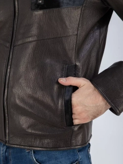 Куртка кожаная демисезонная Турция