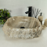Раковина из оникса Erozy Grey EO-64548 47*40*15 0157