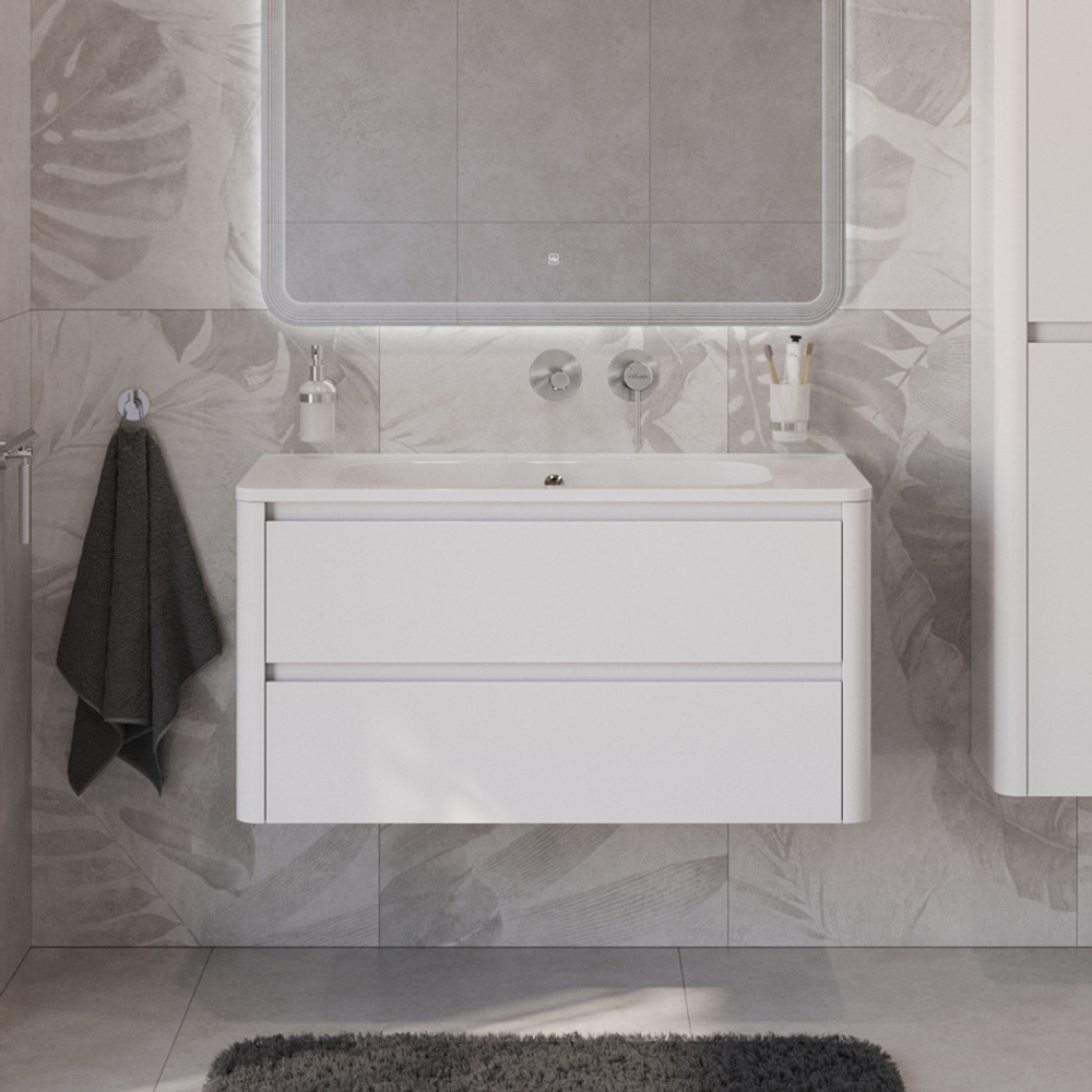 Мебель для ванной Cezares RELAX 100 Bianco Lucido RELAX-1000-2C-SO-BL