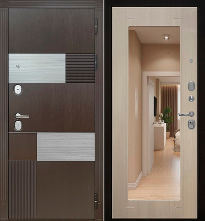 Вена Зеркало ПРЕСТИЖ (Капучино)