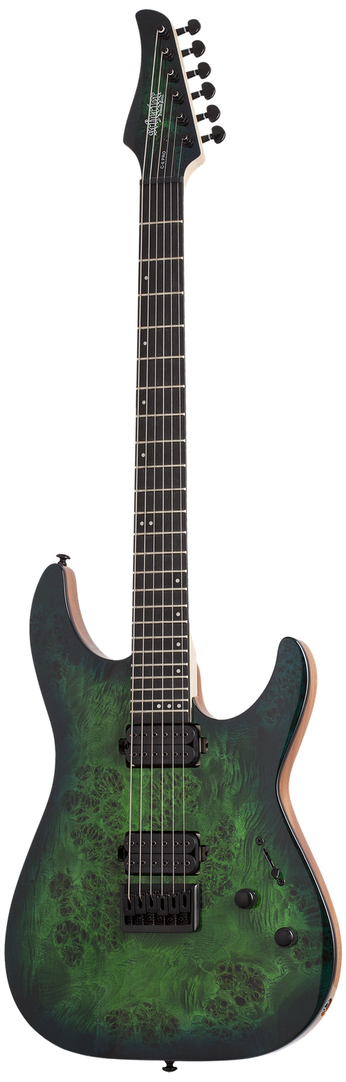 Schecter C-6 PRO AQUA BURST