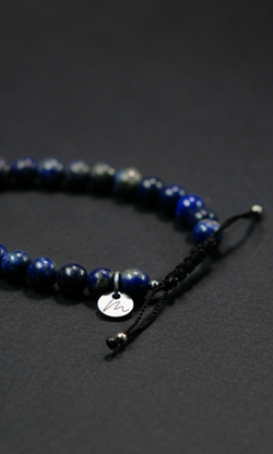 Браслет "Memo about Wealth" шамбала из лазурита