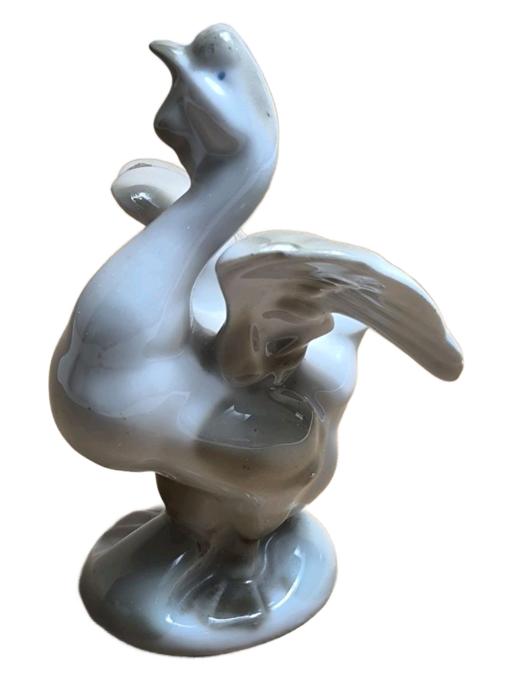 Фарфоровая статуэтка "Гусь" (ГФЗ) СССР, 1957-1960 гг.