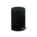Ведро для мусора с педалью 12 л. нерж. сталь NOFER 09100.12.N чёрный