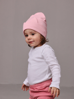 Шапка трикотажная КИС(Светлое Безе)