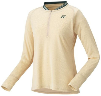 Женская теннисная футболка (dł. Рукава) Yonex RG Longsleeve T-Shirt - sand
