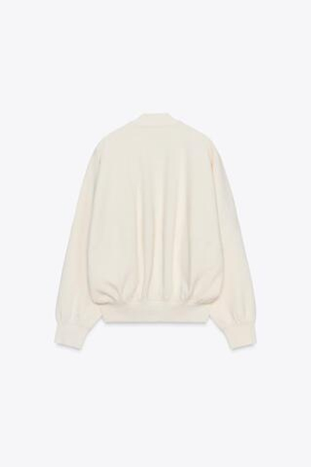 ZARA БОМБЕР INTERLOCK, ЭКРЮ