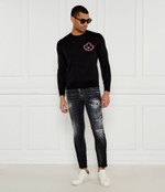 Шерстяной свитер Dsquared2 - черный(S74HA1528 D13086)