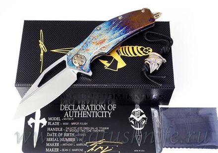 Нож Marfione Custom Matrix-R Titanium Galactic Acid