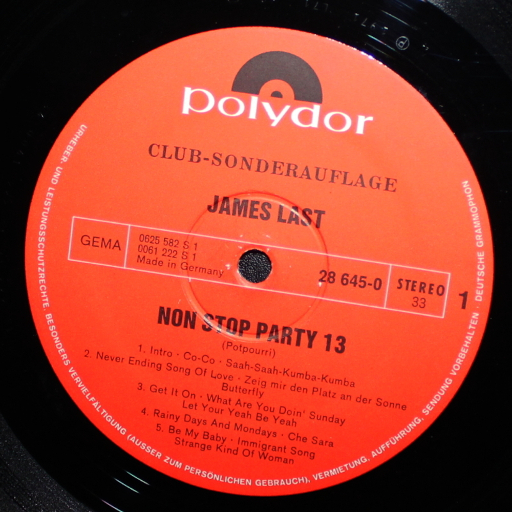 James Last / Non Stop Party 13 (LP)