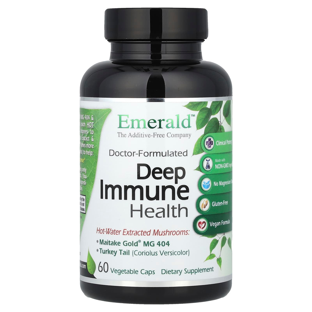 Emerald Laboratories, Здоровье глубокого иммунитета, 60 растительных капсул