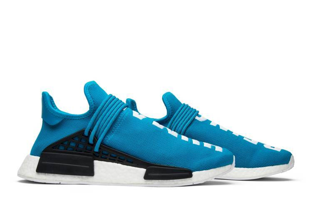 Кроссовки Pharrell Williams X Adidas Originals Nmd Hu Human Being Sharp Blue