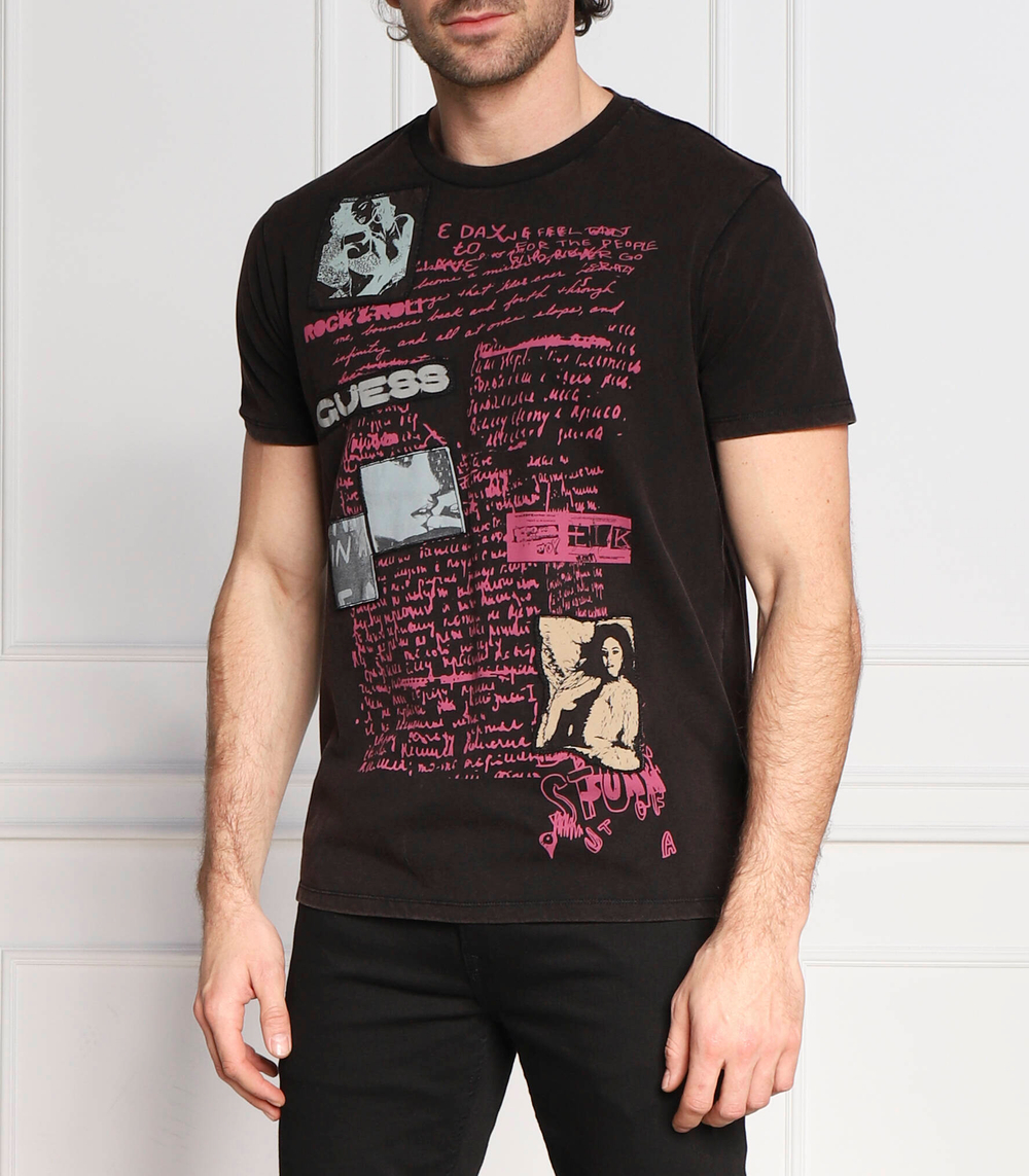 футболка GUESS - коричневый(M3RI61 KBDL0)