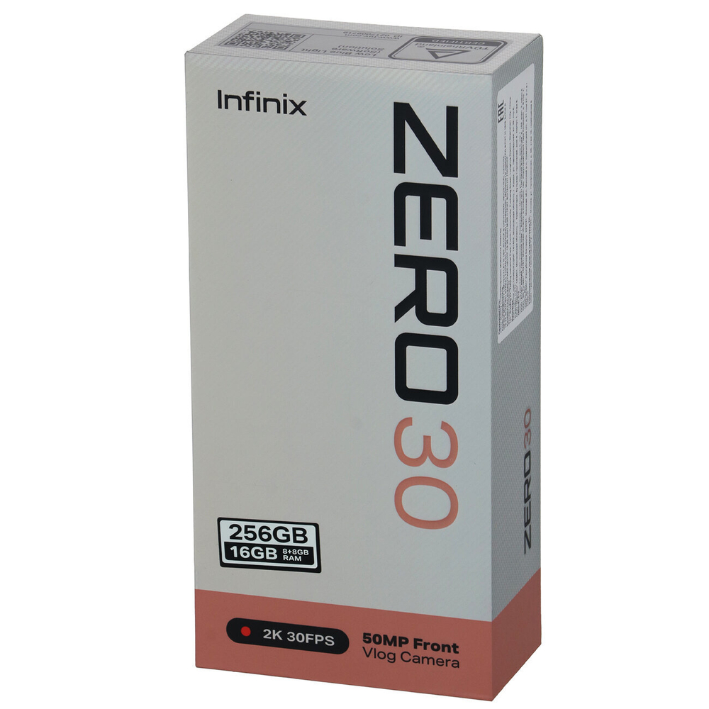 Смартфон Infinix Zero 30 4G 8/256 ГБ RU, 2 nano SIM, white