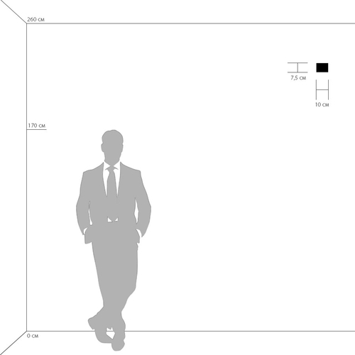801610 Светильник настенный PEZZO 1х40W G9 ХРОМ/БЕЛЫЙ