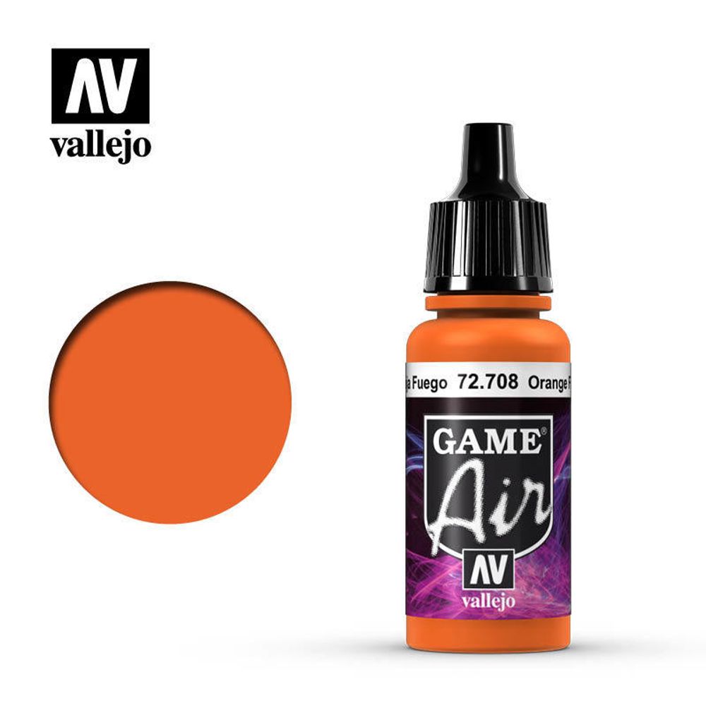 Vallejo Game Air - Orange Fire 72708 (17 мл)