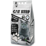 Наполнитель для кошачьего туалета Cat Step Compact Whit, комкующийся, глиняный, 5 литров