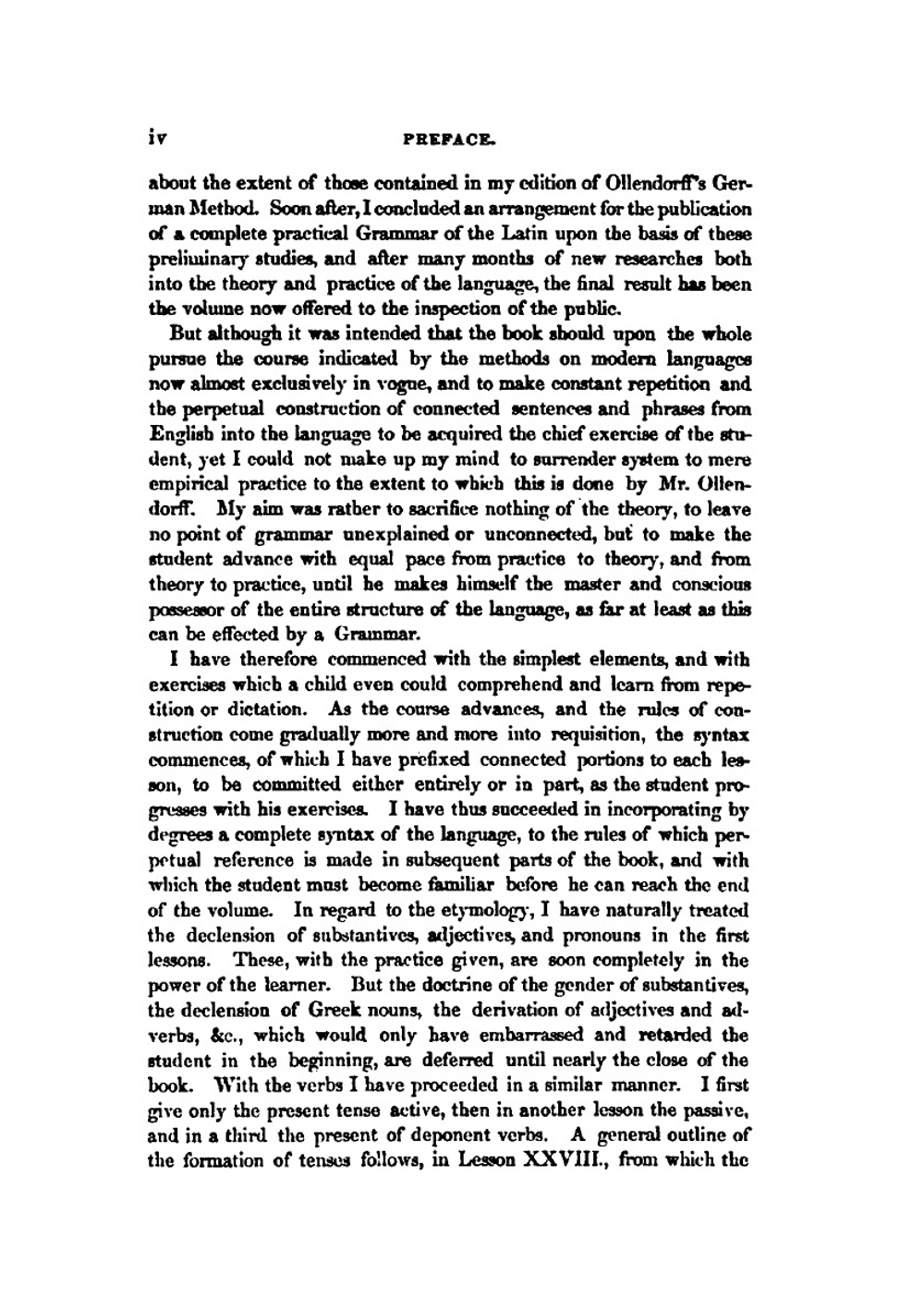 A Practical Grammar of the Latin Language. With Perpetual Exercises in Speaking and Writing | G.J. Adler