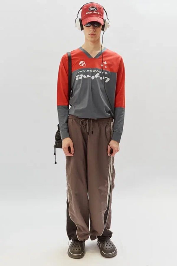 Лонгслив SWHT красный - фото 2