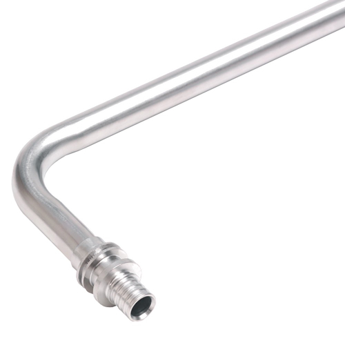 Трубка REHAU из нержавеющей стали для подключения радиатора, Г-образная 20/250