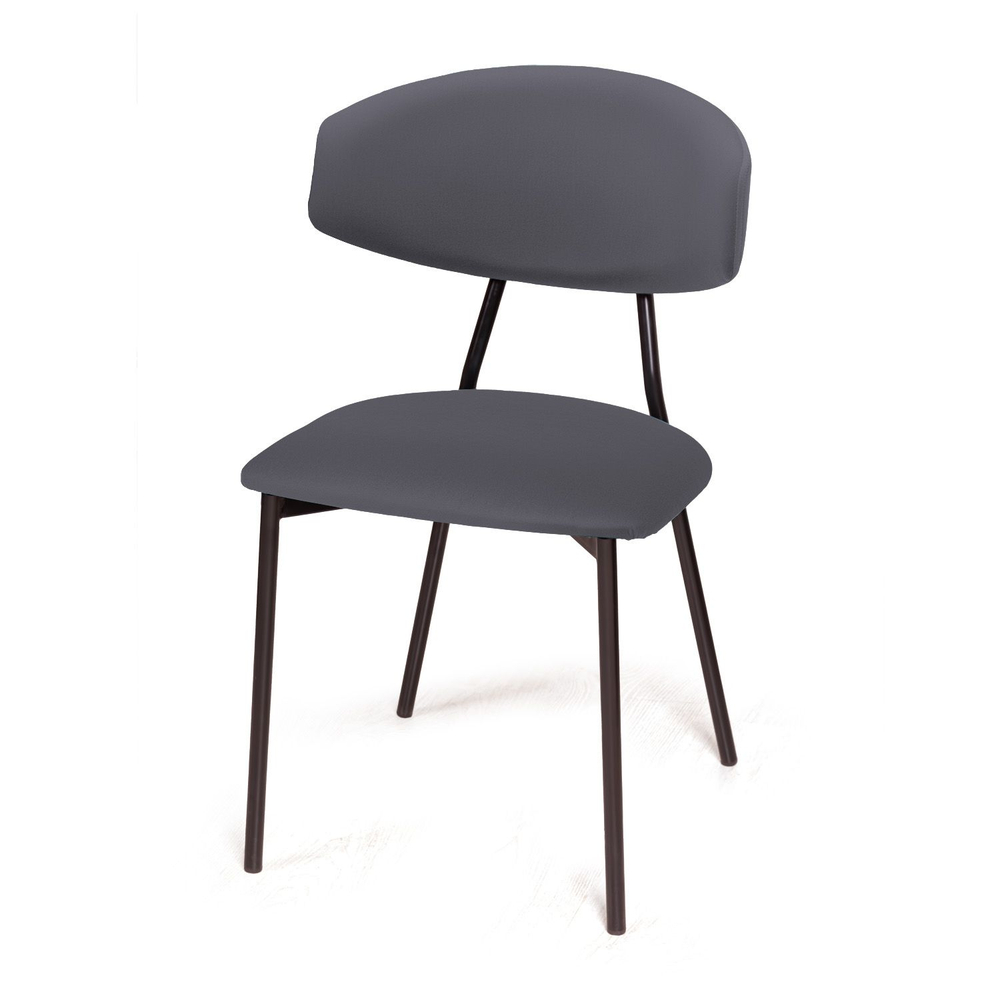 Стул Brad, бархат серый 27