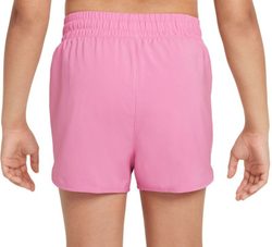 Шорты для девочки теннисные Nike Kids Dri-Fit One High-Waisted Woven Training - Розовый