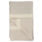 Покрывало базовое бежевого цвета из коллекции ethnic, 180х250 см