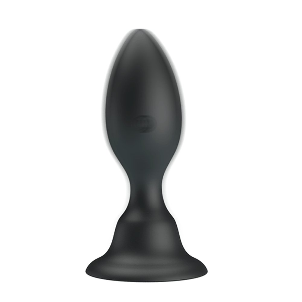 Черная анальная вибропробка 10,8см для ношения с пультом ДУ Mr.Play Vibrating Anal Plug Black BI-040076W-MR