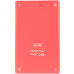 Калькулятор настольный DELI "1589" 12 разрядный, 166х104х15 мм, красный