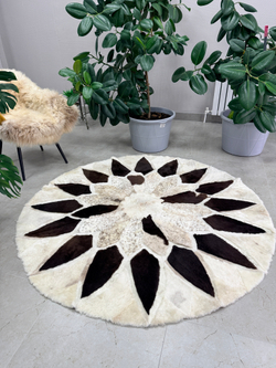 Ковер шкура натуральная овчина меховой