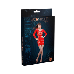 Соблазнительное платье из сетки с длинными рукавами Moonlight (model 04)