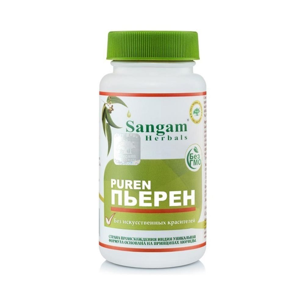 БАД Sangam Herbals Puren Пьерен (750 мг) 60 таб