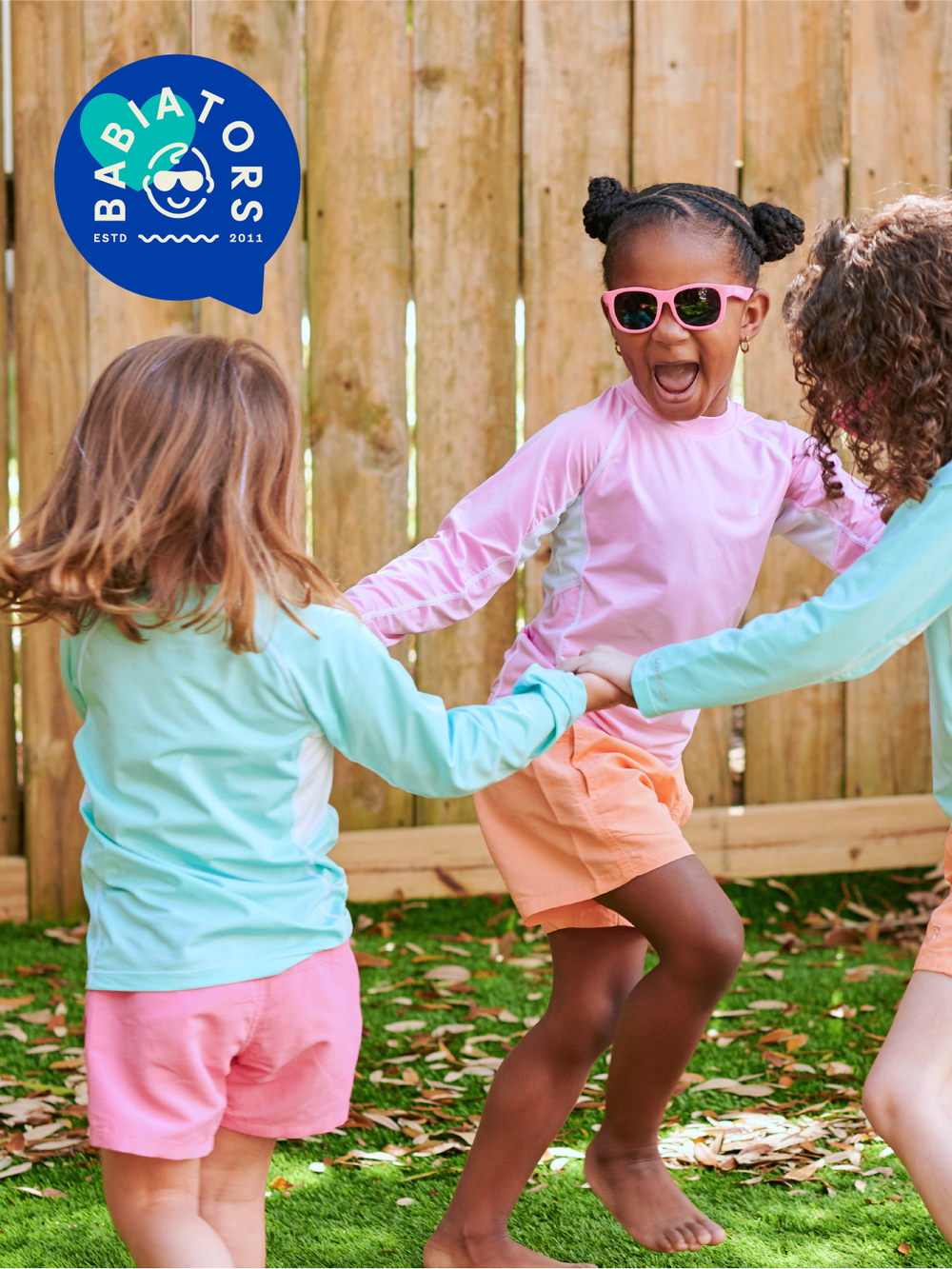 Шорты Babiators с УФ-защитой. Цвет розовый