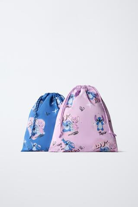 ZARA КОМПЛЕКТ ШКОЛЬНЫХ СУМОК LILO & STITCH © DISNEY, СИНИЙ