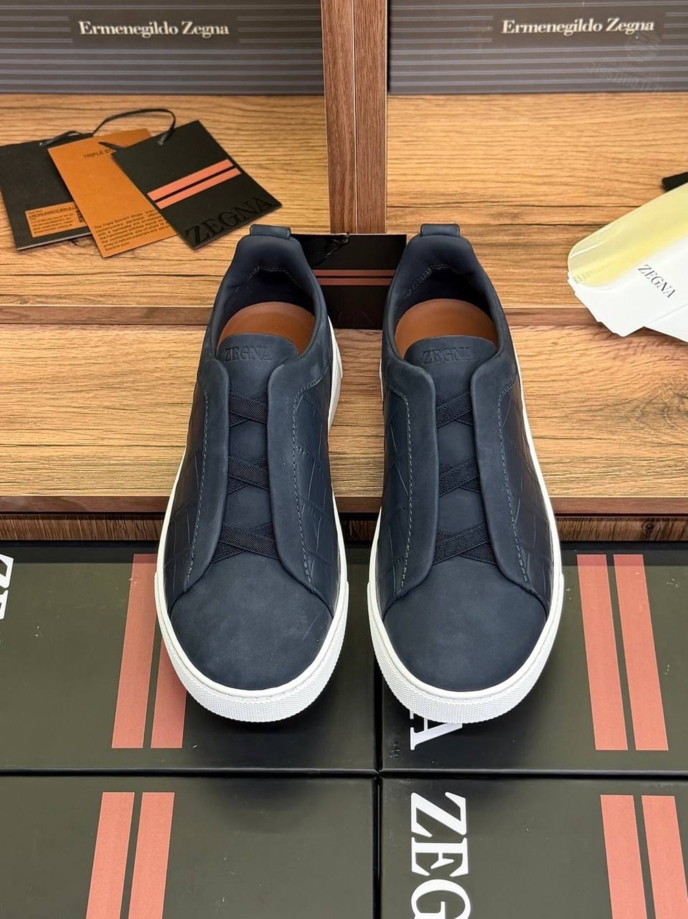 Кеды Zegna Triple Stitch