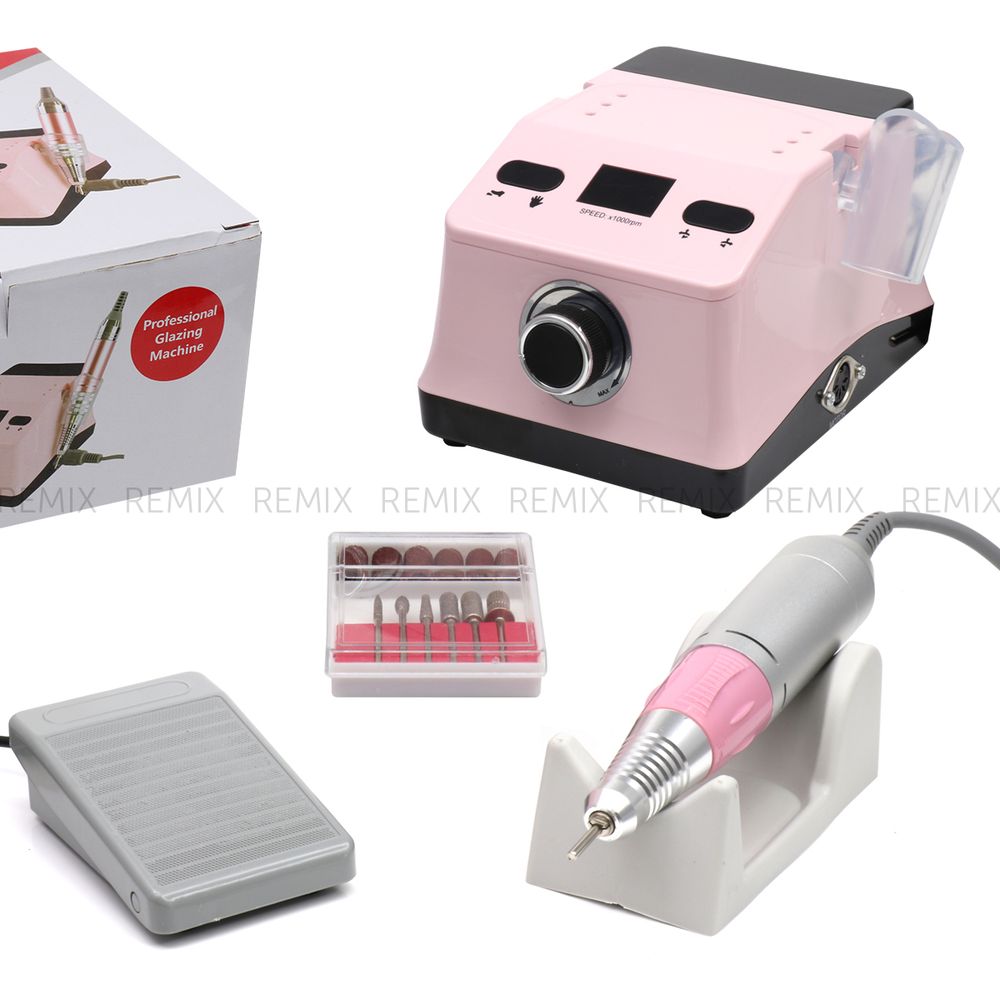 Аппарат для маникюра и педикюра Global Fashion 50000 ob 80W, ZS-718-pink