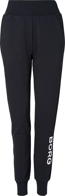 Женские Штаны теннисные Björn Borg BB Logo High Waist Sweat Pants - black/beauty
