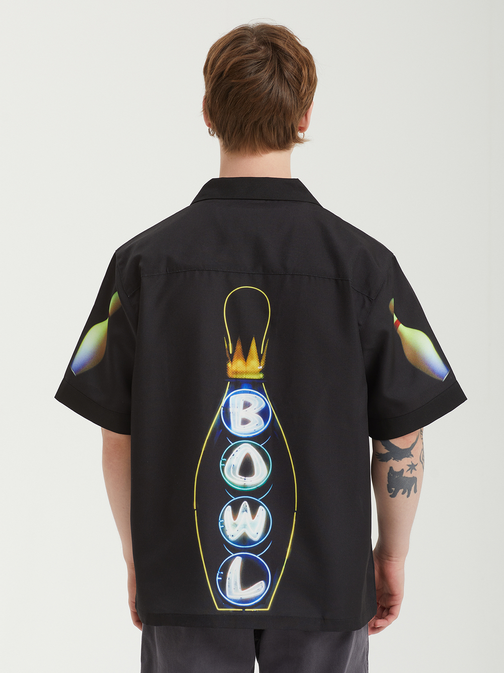 Мужская Рубашка Time Bowling Button Up